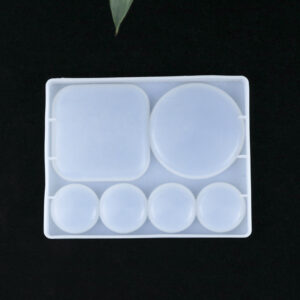 Artist Paint Palette Silicone Mold - Oval