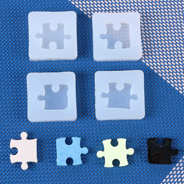 Jigsaw Puzzle Piece Silicone Mold
