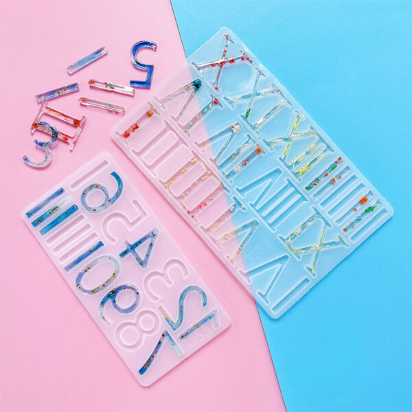 Clock Numeral Silicone Mold