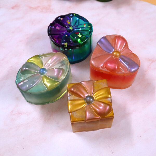 Ribbon Bow Gift Box Storage Silicone Mold