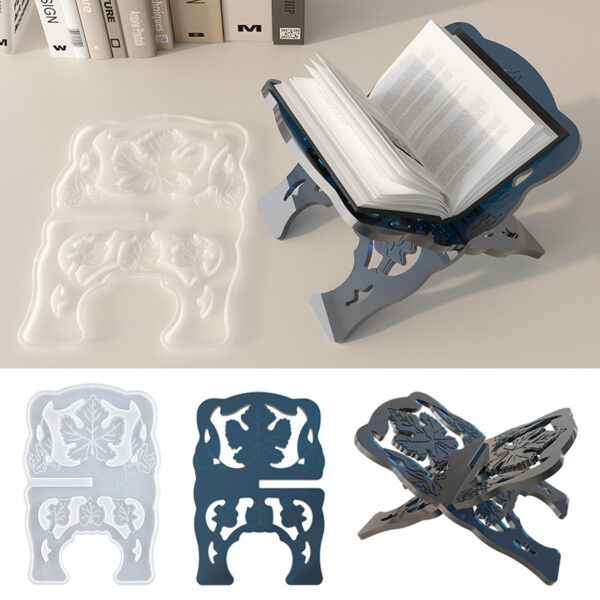 Carved Style Book / Quran Stand Silicone Mold