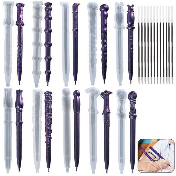 Magic Wand Shape Pen Silicone Mold Kit