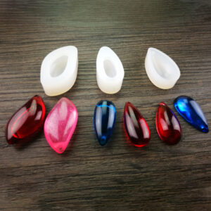 3D Teardrop Crystal Pendant Silicone Mold