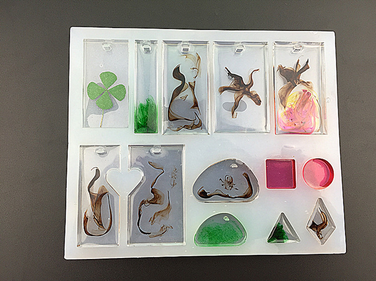 Classic Geometric Pendant Silicone Mold