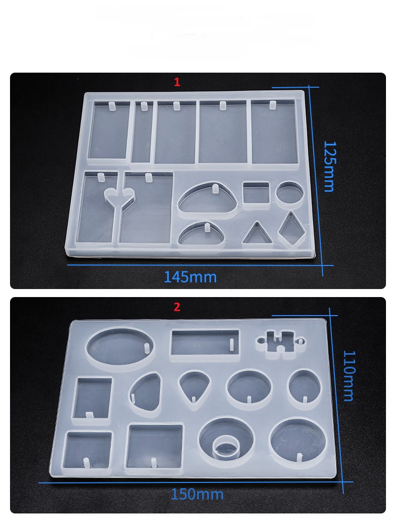 Classic Geometric Pendant Silicone Mold