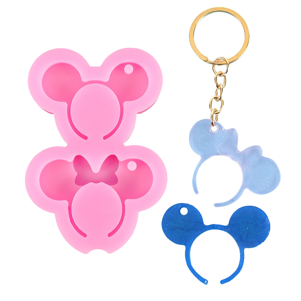 Mouse Ear Mickey, Minnie Headband Silicone Mold