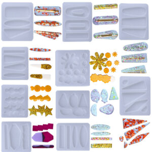 Classic Barrette Hair Clip Silicone Mold - Styles