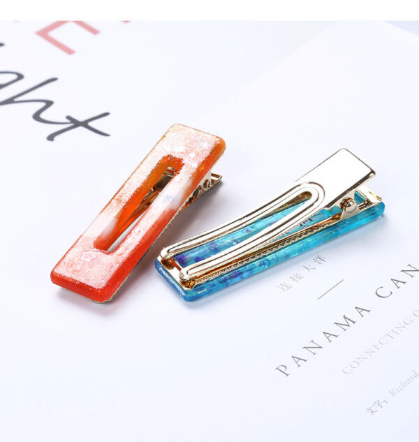 4-Style Hair Clip Barrette Silicone Mold