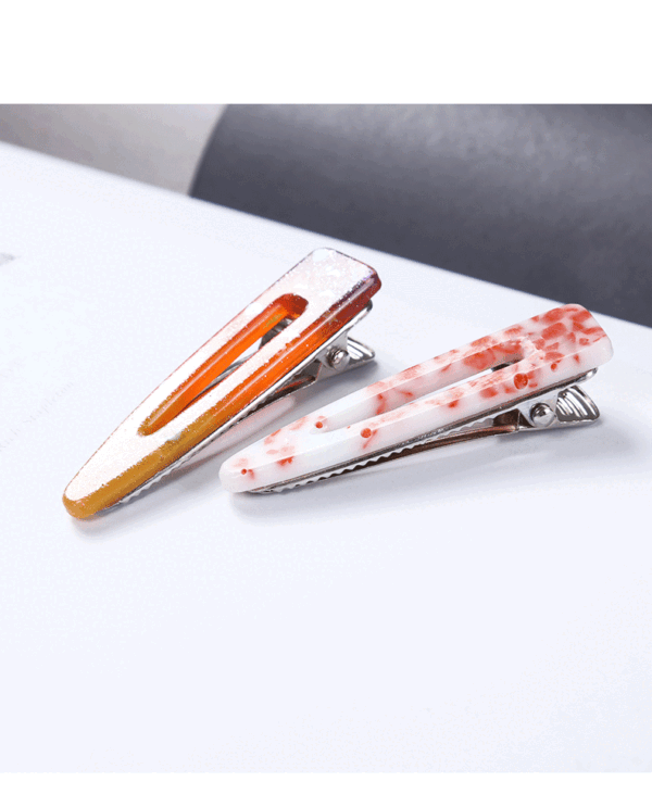 4-Style Hair Clip Barrette Silicone Mold