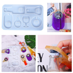 Resin Bottle Opener Mold Kit with Hardware