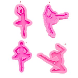 Ballerina Dancer Silhouette Silicone Mold