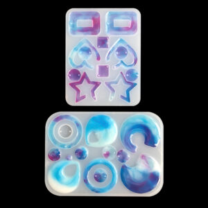 Oval Drop Earring Silicone Mold - Classic