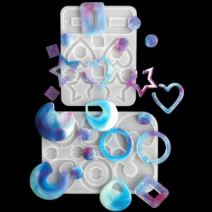 Oval Drop Earring Silicone Mold - Classic