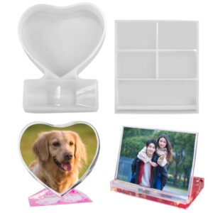 Classic Heart Photo Frame Silicone Mold