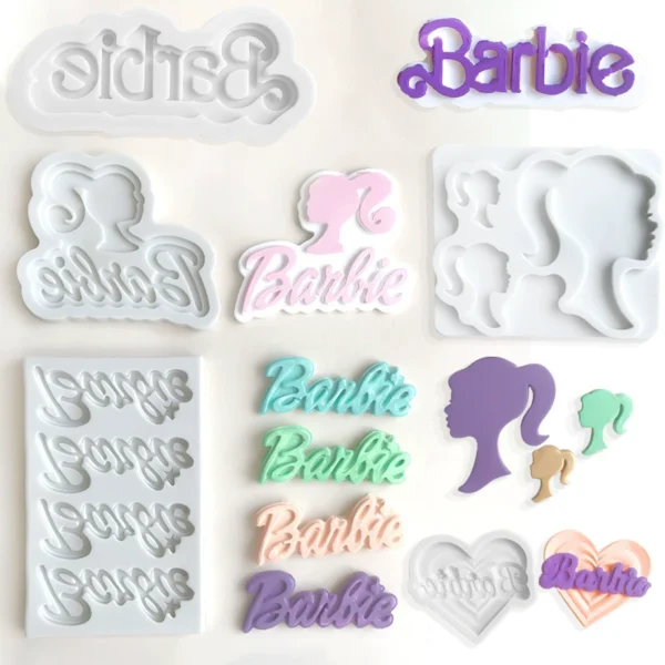 Fashion Doll Silhouette Earring Silicone Mold