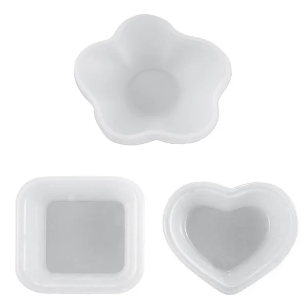 Small Geometric Trinket Dish Silicone Mold