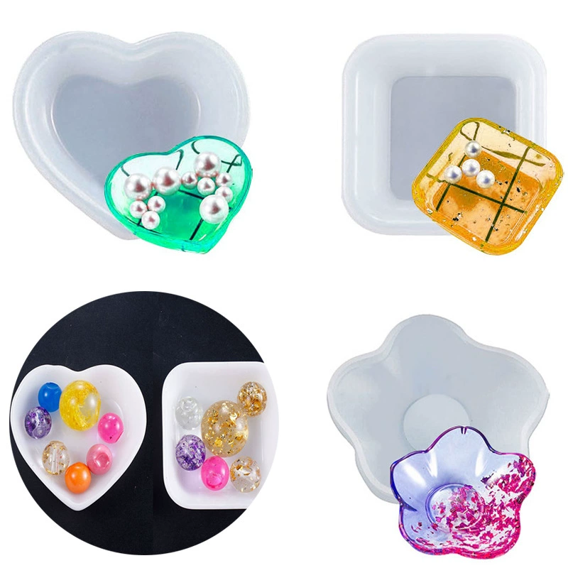 Small Geometric Trinket Dish Silicone Mold