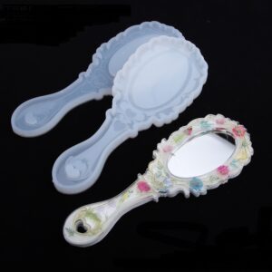 Vintage Hand Mirror Mold + Lens Set