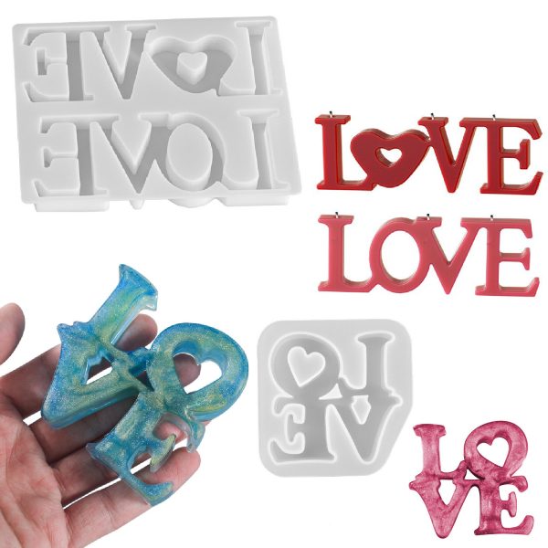 Large LOVE Word Silicone Mold - Home Decor