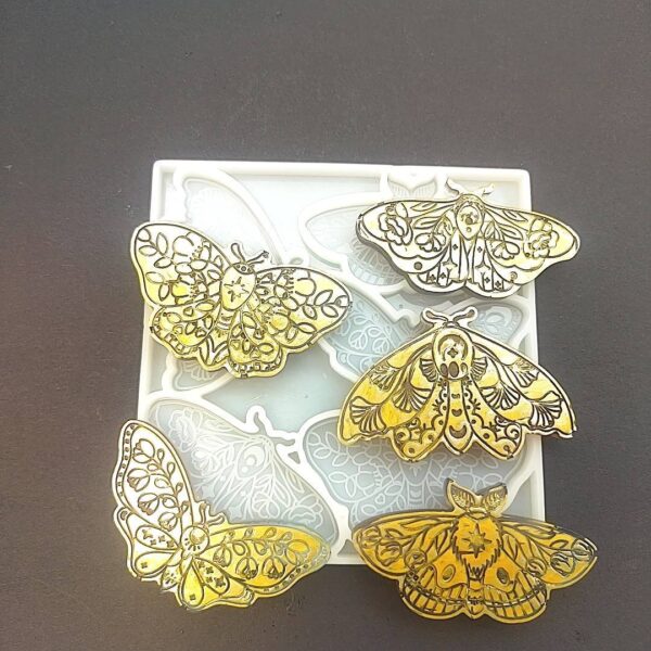 Mixed Butterfly Design Silicone Mold - Assorted