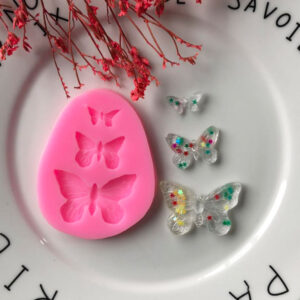 Mini 3-in-1 Butterfly Silicone Mold - Tiny