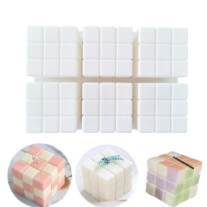 Bubble Cube Candle Silicone Mold - Rubik Style
