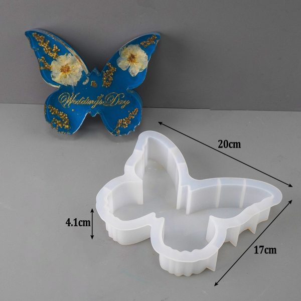Deep Butterfly Storage Dish Silicone Mold