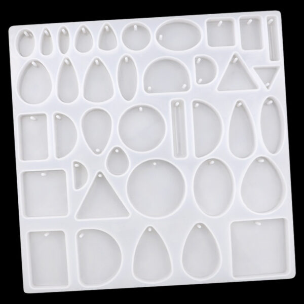 Gemstone Shape Pendant,  Earring Mold Set