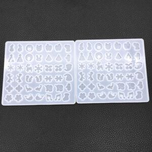 Mixed Shape Stud Earring Silicone Mold Sheet