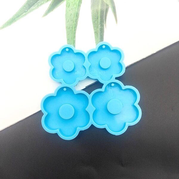 Sunflower Stud Earring Silicone Mold