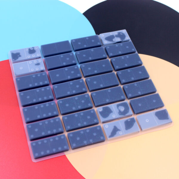 Standard Dominoes Game Set Silicone Mold