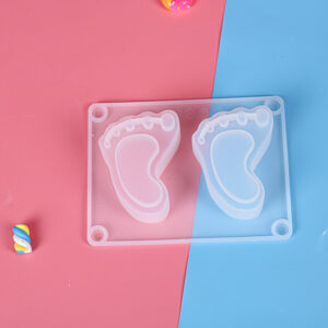 Baby Feet Footprint Silicone Mold pair