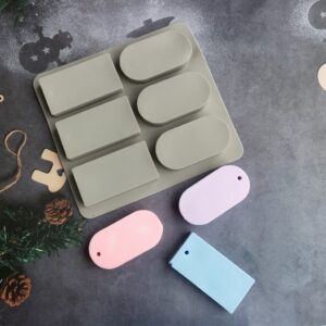 Oval, Square Wax Sachet Silicone Mold