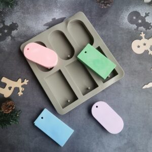 Oval, Square Wax Sachet Silicone Mold