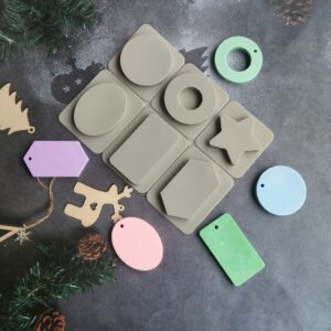 6 Cavity Mixed Shape Wax Sachet Mold