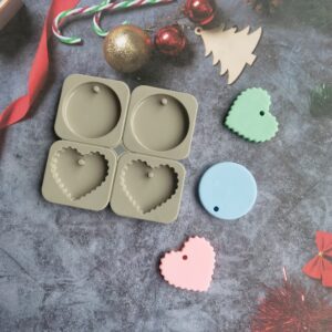 Round Wax Sachet Silicone Mold - Single