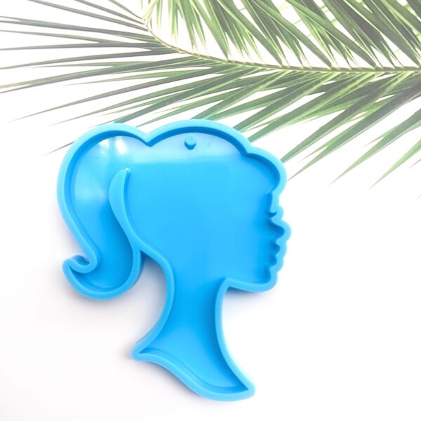 Barbie Silhouette Keychain Mold