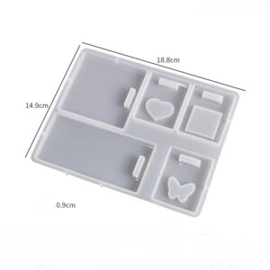 Big ID Tag Keychain Silicone Mold