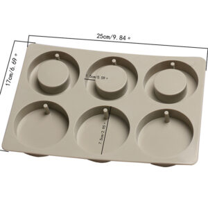 Hollow Grid Keychain Silicone Mold - Wax Sachet