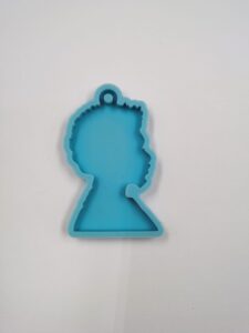 Male Head Profile Silhouette Silicone Mold