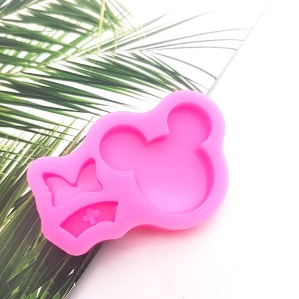 Minnie Nurse Head Keychain Mold