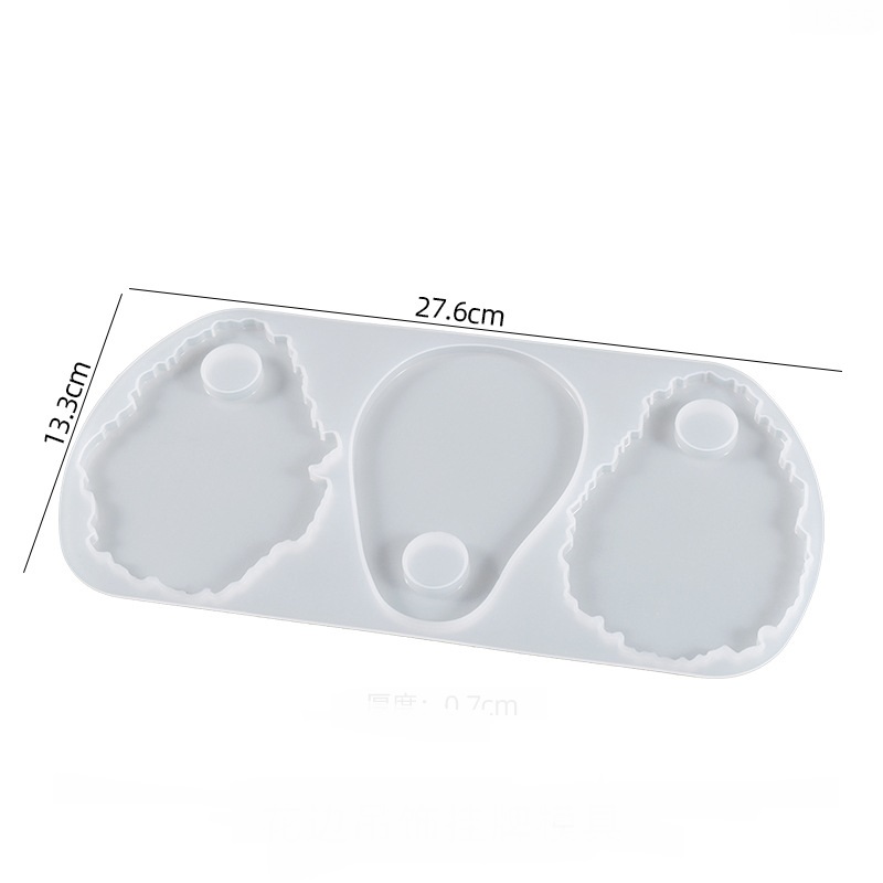 Nail Art Mixing Palette Silicone Mold