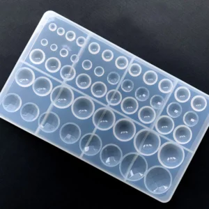 Mixed Faceted Cabochon Silicone Mold