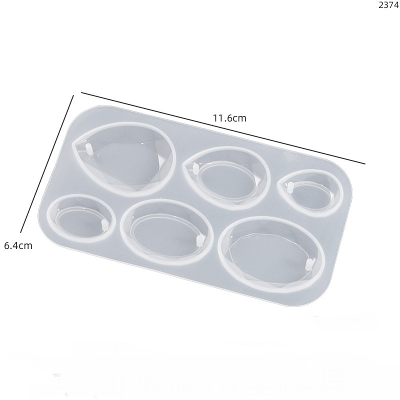 Classic Crystal Point Pendant Silicone Mold