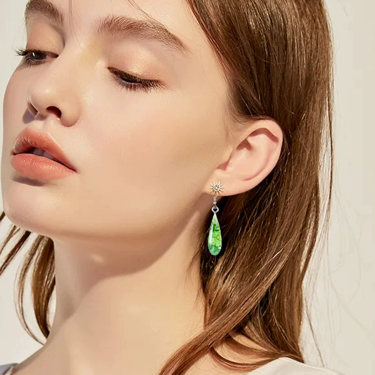 Long Teardrop Waterdrop Pendant Mold Set