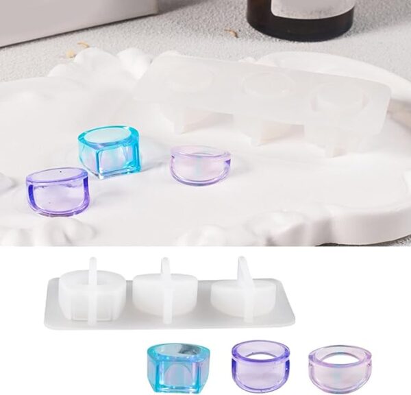 3-Style Ring Silicone Mold Strip