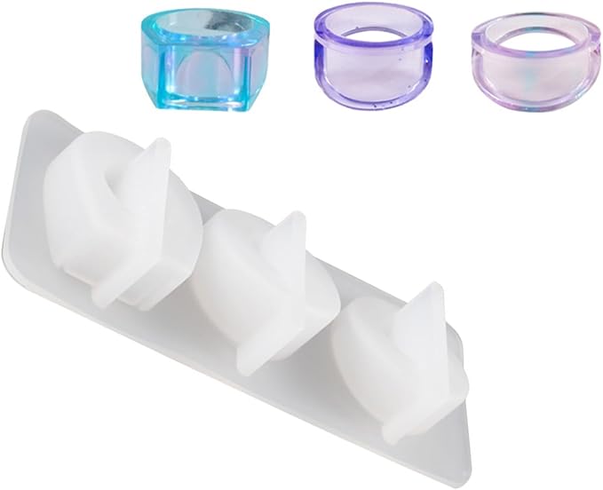 3-Style Ring Silicone Mold Strip