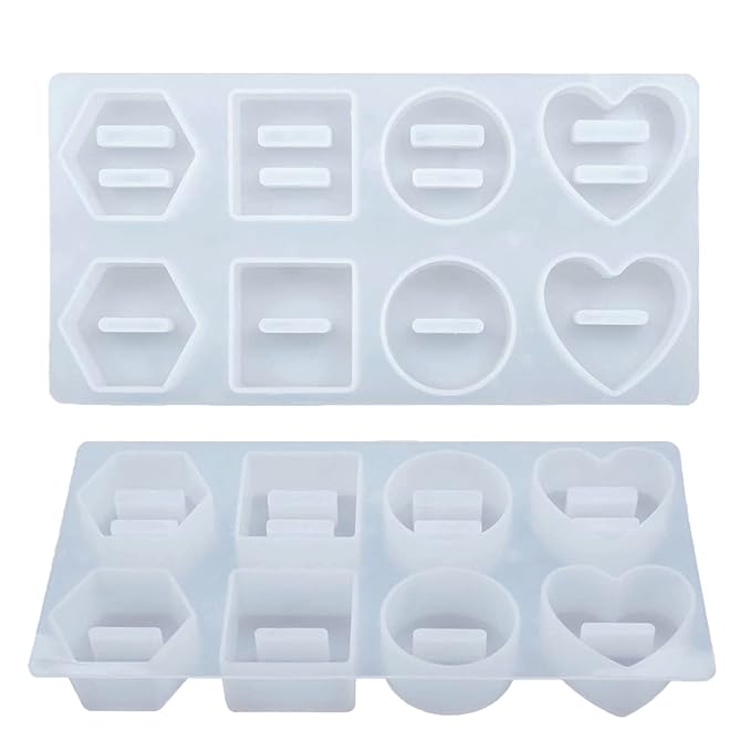 8-Cavity Cone Ring Display Silicone Mold