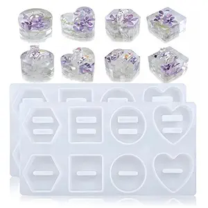 8-Cavity Cone Ring Display Silicone Mold