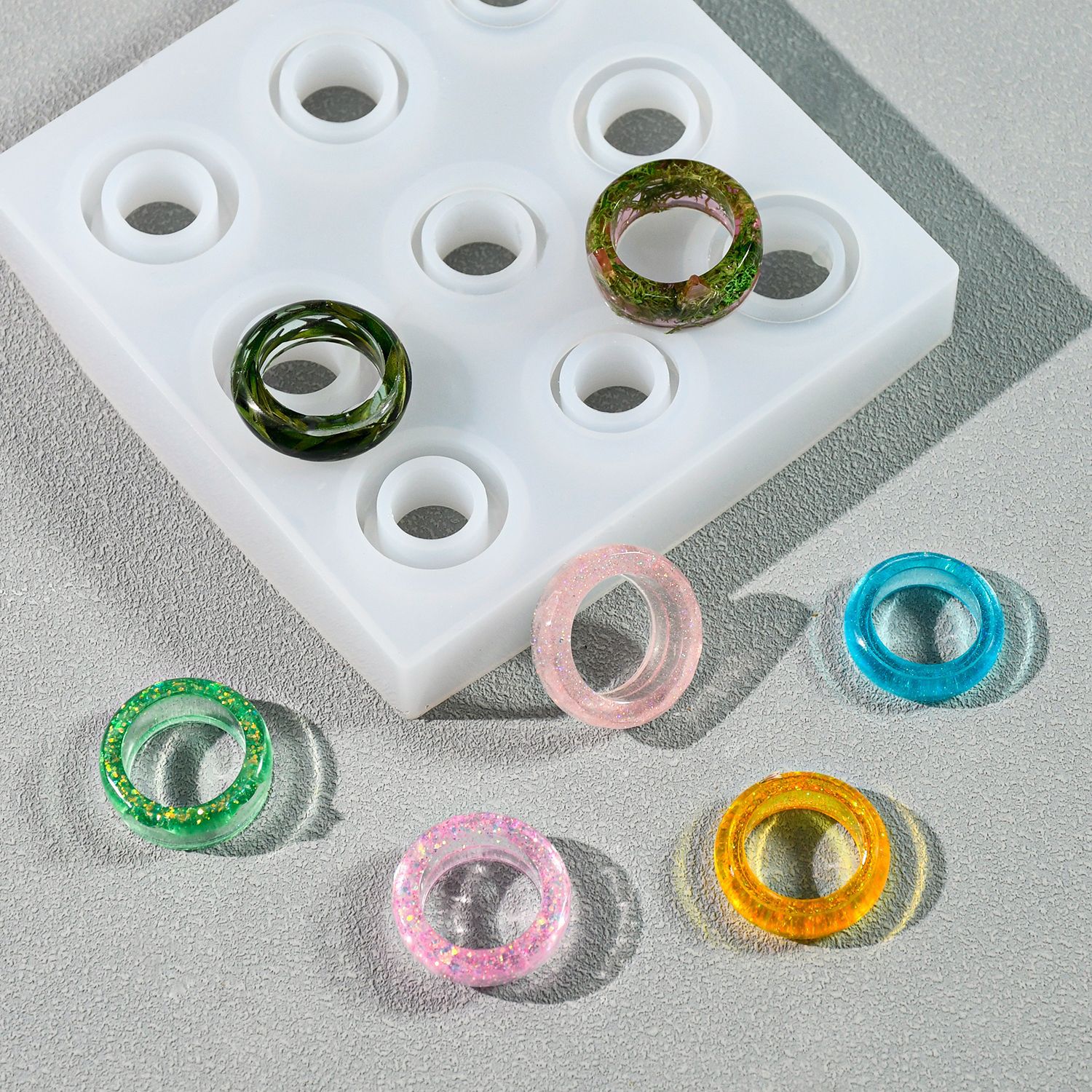 Assorted Size, Shape Ring Mold Sheet